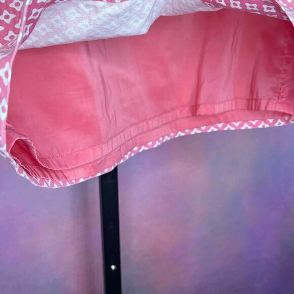 Talbots Petite A-Lined Skirt in Size 4P, Pink and White - Picture 7 of 7